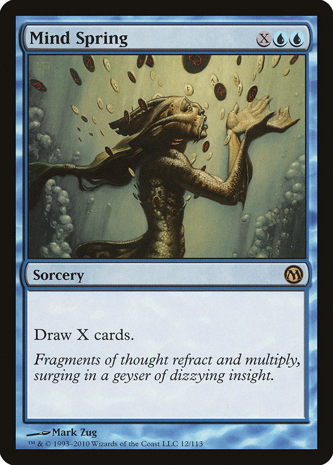 Mind Spring [Duels of the Planeswalkers] MTG Single Magic: The Gathering    | Red Claw Gaming
