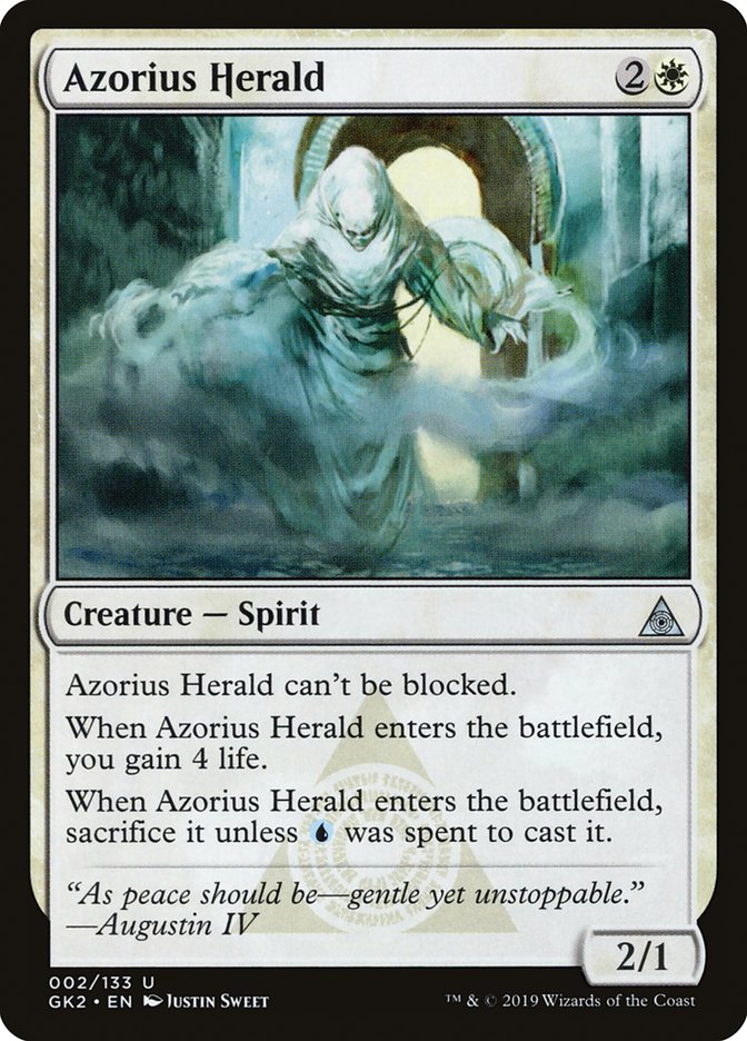 Azorius Herald [Ravnica Allegiance Guild Kit] MTG Single Magic: The Gathering    | Red Claw Gaming