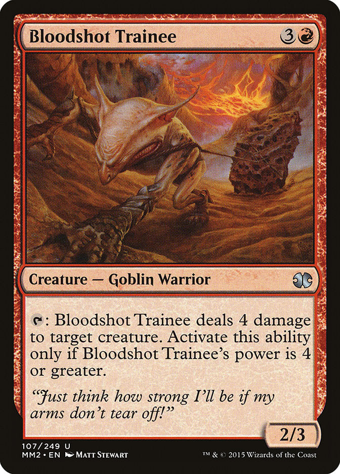 Bloodshot Trainee [Modern Masters 2015] MTG Single Magic: The Gathering    | Red Claw Gaming