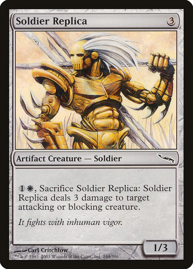 Soldier Replica [Mirrodin] MTG Single Magic: The Gathering    | Red Claw Gaming