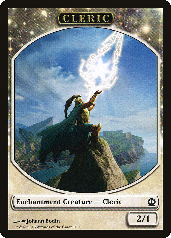 Cleric Token [Theros Tokens] MTG Single Magic: The Gathering    | Red Claw Gaming