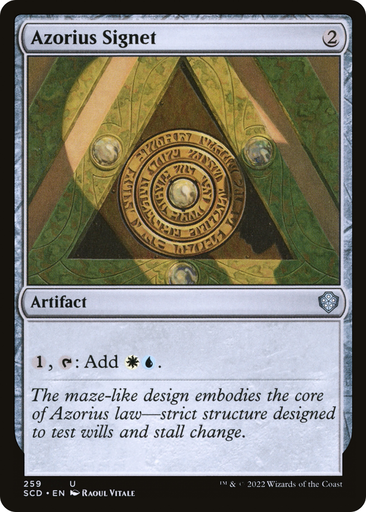 Azorius Signet [Starter Commander Decks] MTG Single Magic: The Gathering    | Red Claw Gaming