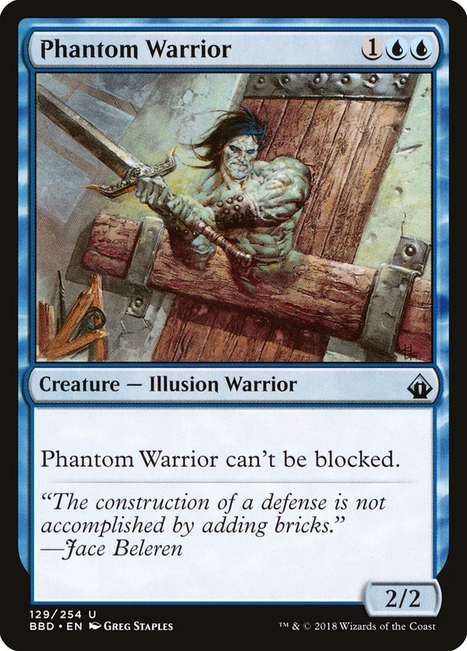 Phantom Warrior [Battlebond] MTG Single Magic: The Gathering    | Red Claw Gaming