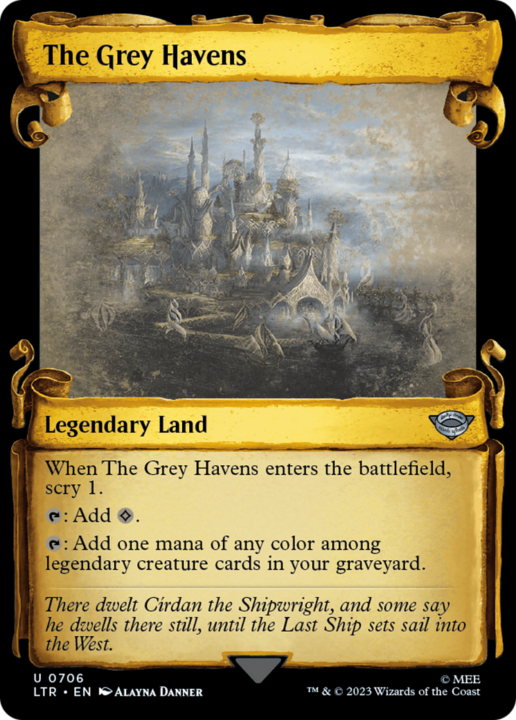 The Grey Havens [The Lord of the Rings: Tales of Middle-Earth Showcase Scrolls] MTG Single Magic: The Gathering    | Red Claw Gaming
