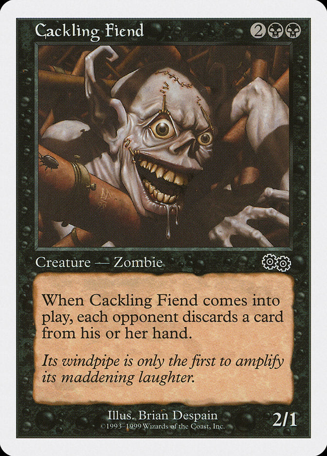 Cackling Fiend [Battle Royale] MTG Single Magic: The Gathering    | Red Claw Gaming