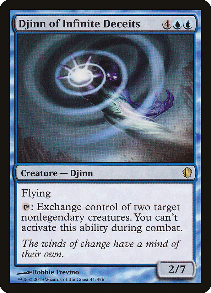 Djinn of Infinite Deceits [Commander 2013] MTG Single Magic: The Gathering    | Red Claw Gaming