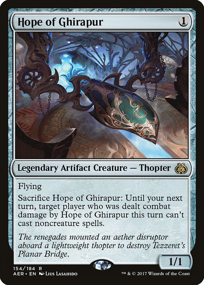 Hope of Ghirapur [Aether Revolt] MTG Single Magic: The Gathering    | Red Claw Gaming