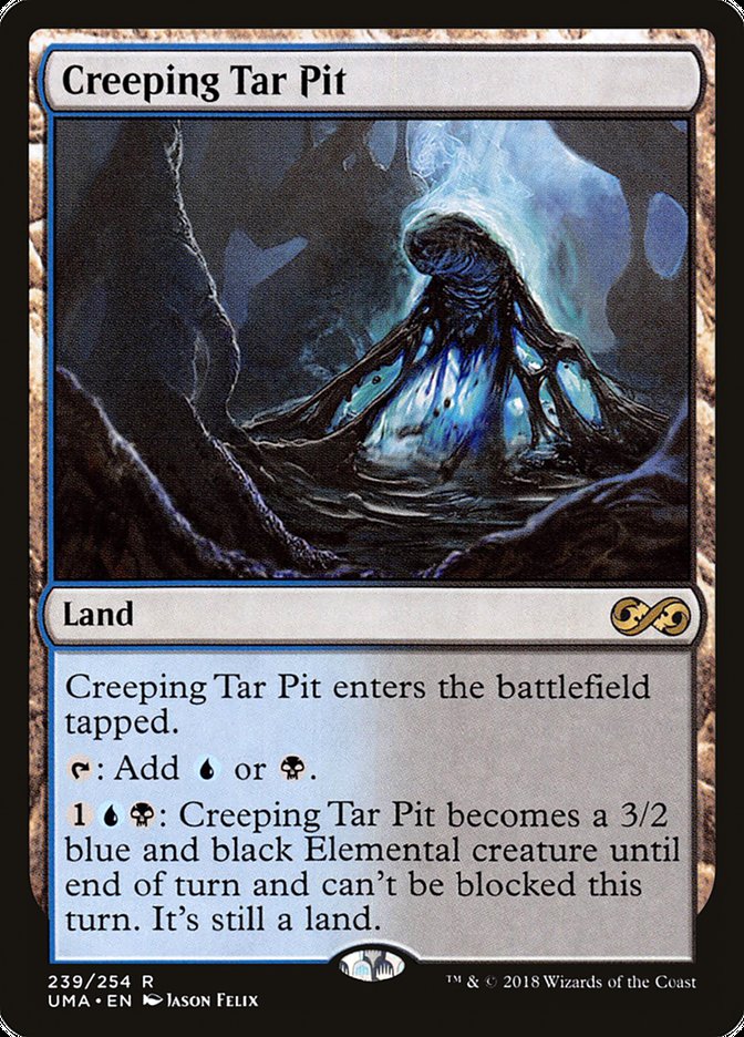 Creeping Tar Pit [Ultimate Masters] MTG Single Magic: The Gathering    | Red Claw Gaming