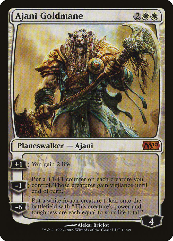 Ajani Goldmane [Magic 2010] MTG Single Magic: The Gathering    | Red Claw Gaming