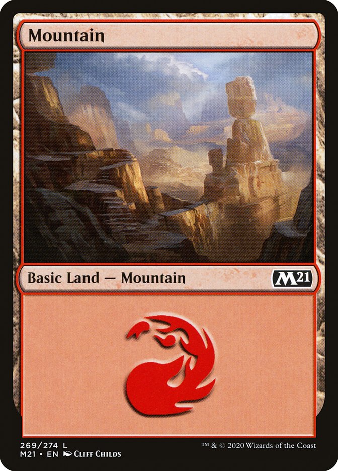 Mountain (269) [Core Set 2021] MTG Single Magic: The Gathering    | Red Claw Gaming