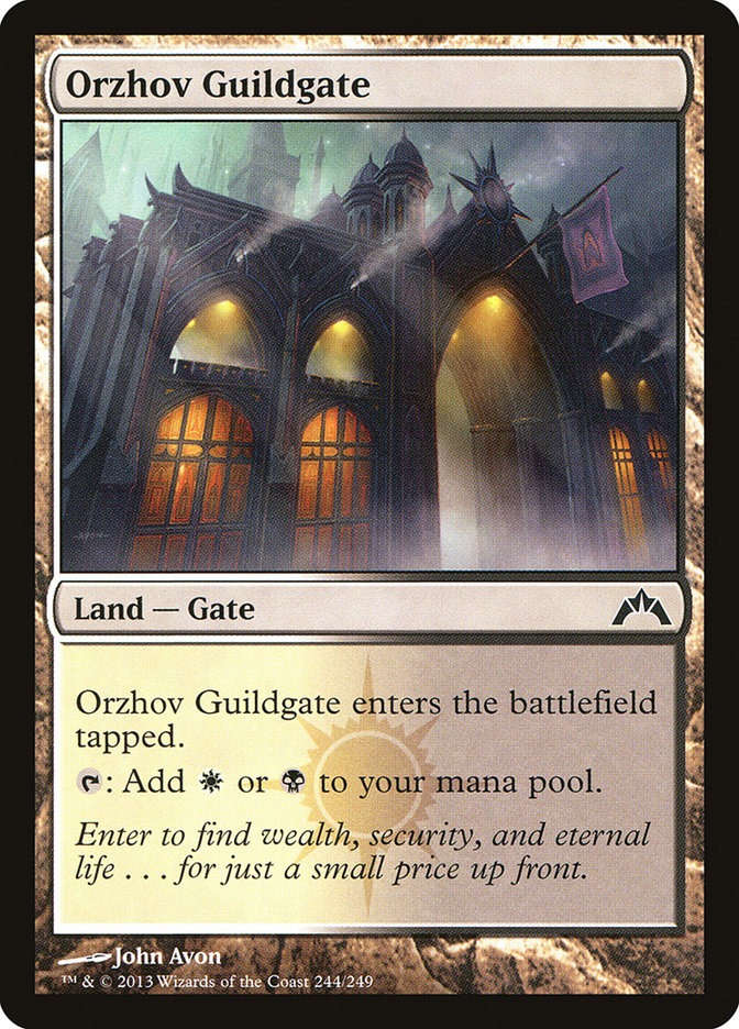Orzhov Guildgate [Gatecrash] MTG Single Magic: The Gathering    | Red Claw Gaming