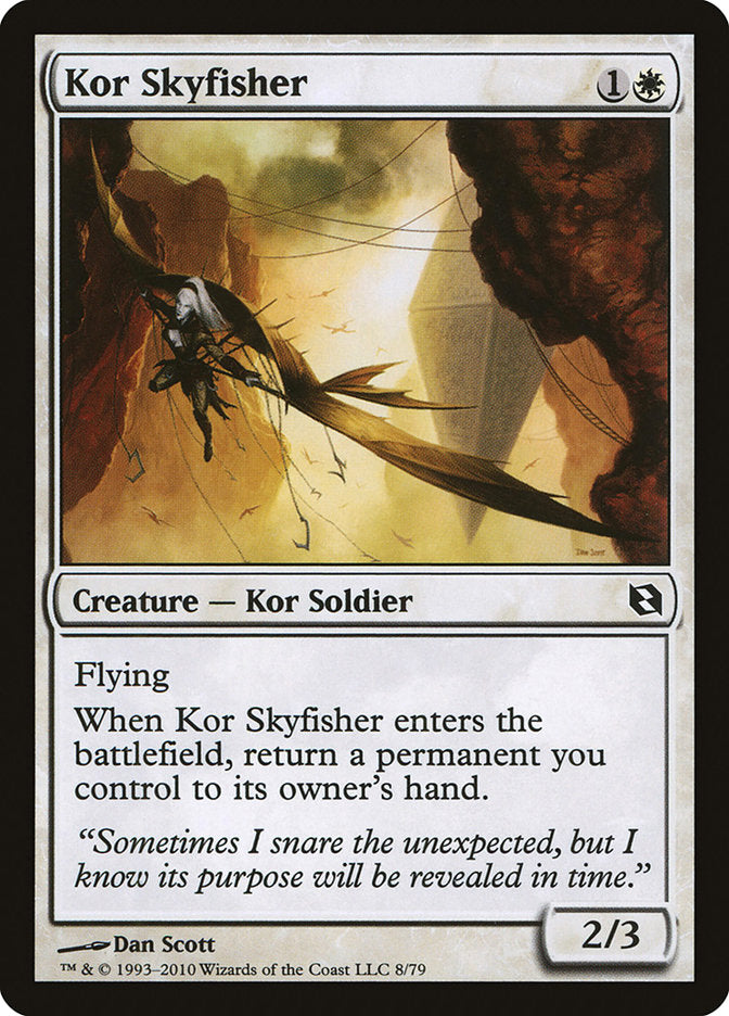 Kor Skyfisher [Duel Decks: Elspeth vs. Tezzeret] MTG Single Magic: The Gathering    | Red Claw Gaming