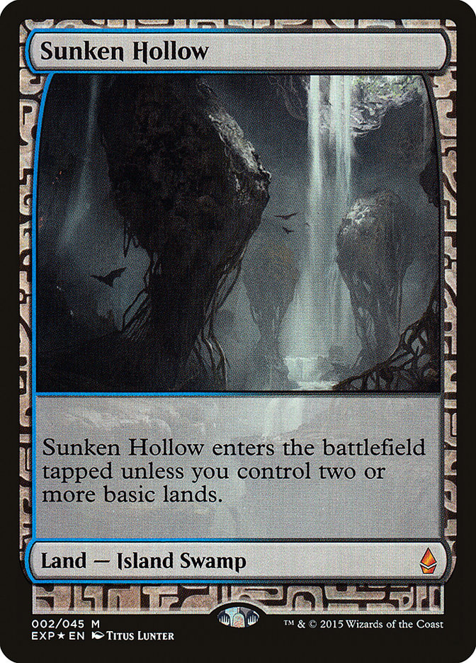 Sunken Hollow [Zendikar Expeditions] MTG Single Magic: The Gathering    | Red Claw Gaming
