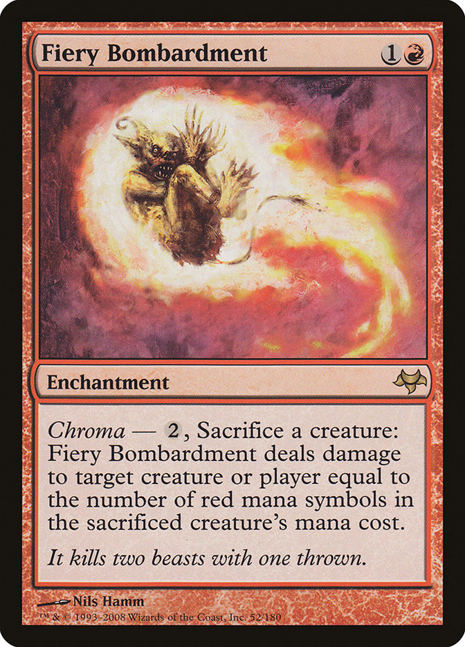 Fiery Bombardment [Eventide] MTG Single Magic: The Gathering    | Red Claw Gaming