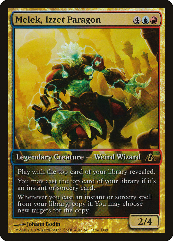 Melek, Izzet Paragon (Game Day) [Dragon's Maze Promos] MTG Single Magic: The Gathering    | Red Claw Gaming