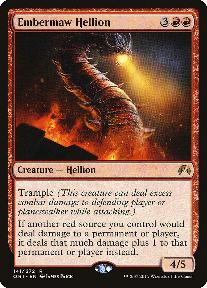 Embermaw Hellion [Magic Origins] MTG Single Magic: The Gathering    | Red Claw Gaming