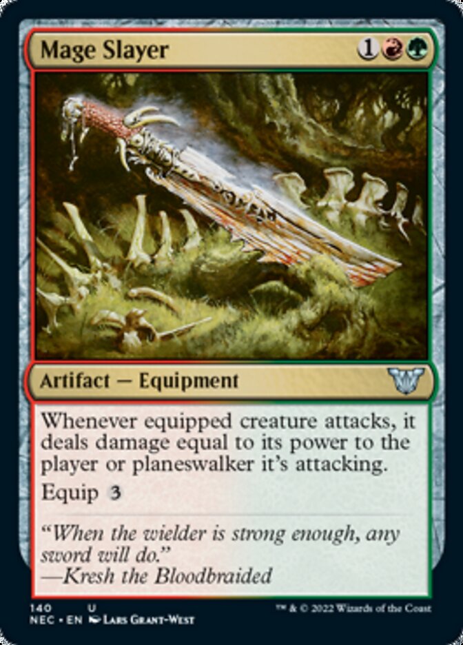 Mage Slayer [Kamigawa: Neon Dynasty Commander] MTG Single Magic: The Gathering    | Red Claw Gaming