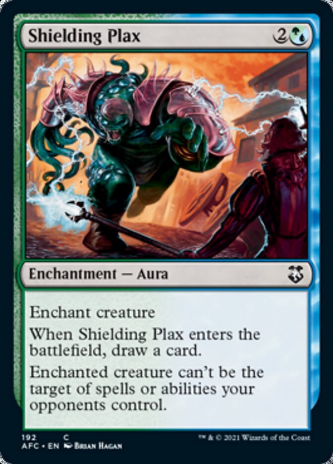 Shielding Plax [Dungeons & Dragons: Adventures in the Forgotten Realms Commander] MTG Single Magic: The Gathering    | Red Claw Gaming