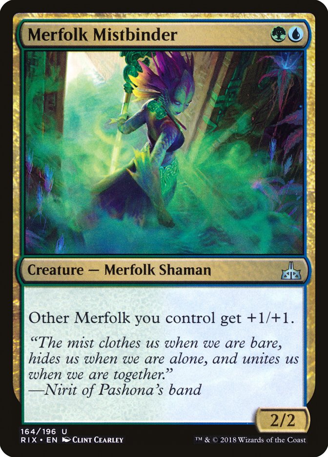 Merfolk Mistbinder [Rivals of Ixalan] MTG Single Magic: The Gathering    | Red Claw Gaming