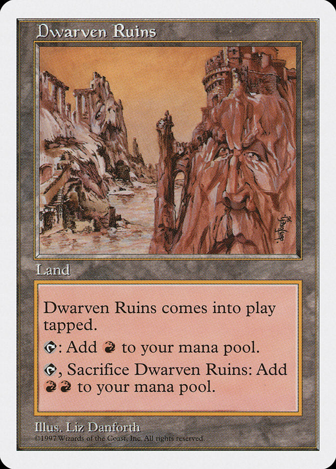 Dwarven Ruins [Fifth Edition] MTG Single Magic: The Gathering    | Red Claw Gaming