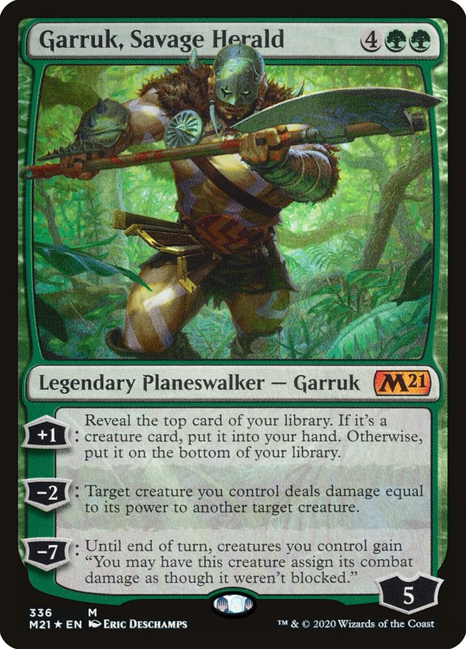 Garruk, Savage Herald [Core Set 2021] MTG Single Magic: The Gathering    | Red Claw Gaming