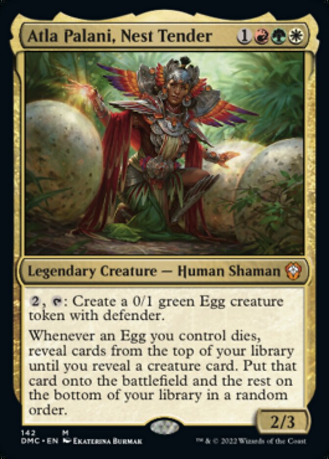 Atla Palani, Nest Tender [Dominaria United Commander] MTG Single Magic: The Gathering    | Red Claw Gaming