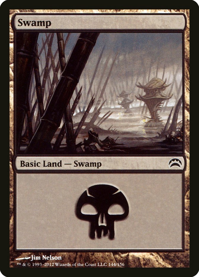 Swamp (144) [Planechase 2012] MTG Single Magic: The Gathering    | Red Claw Gaming