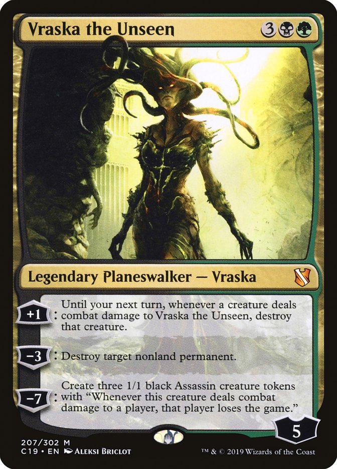 Vraska the Unseen [Commander 2019] MTG Single Magic: The Gathering    | Red Claw Gaming