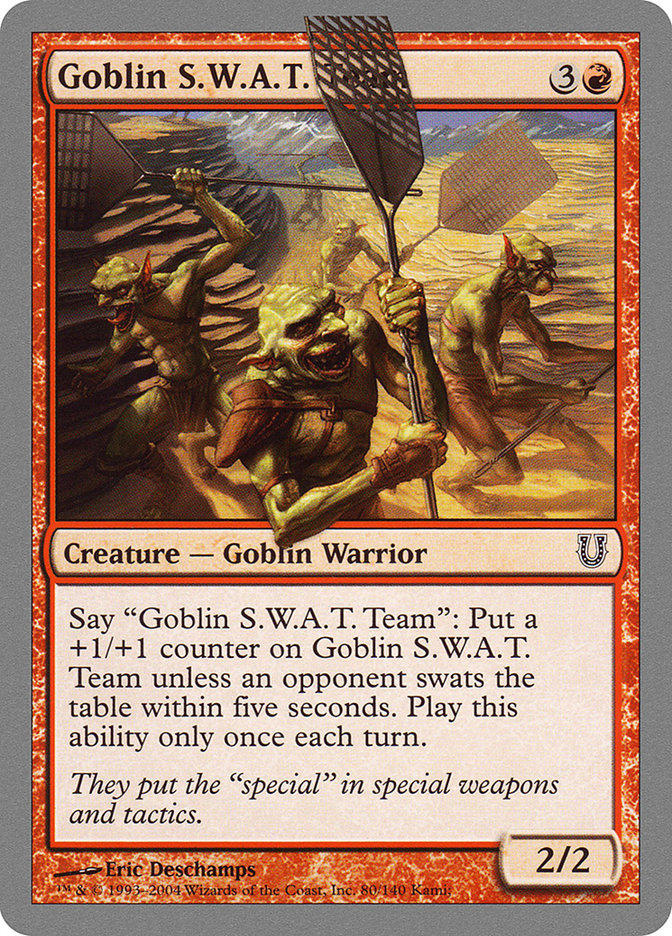 Goblin S.W.A.T. Team [Unhinged] MTG Single Magic: The Gathering    | Red Claw Gaming