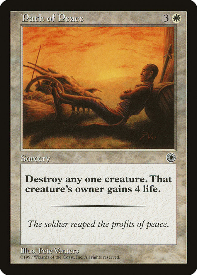 Path of Peace [Portal] MTG Single Magic: The Gathering    | Red Claw Gaming