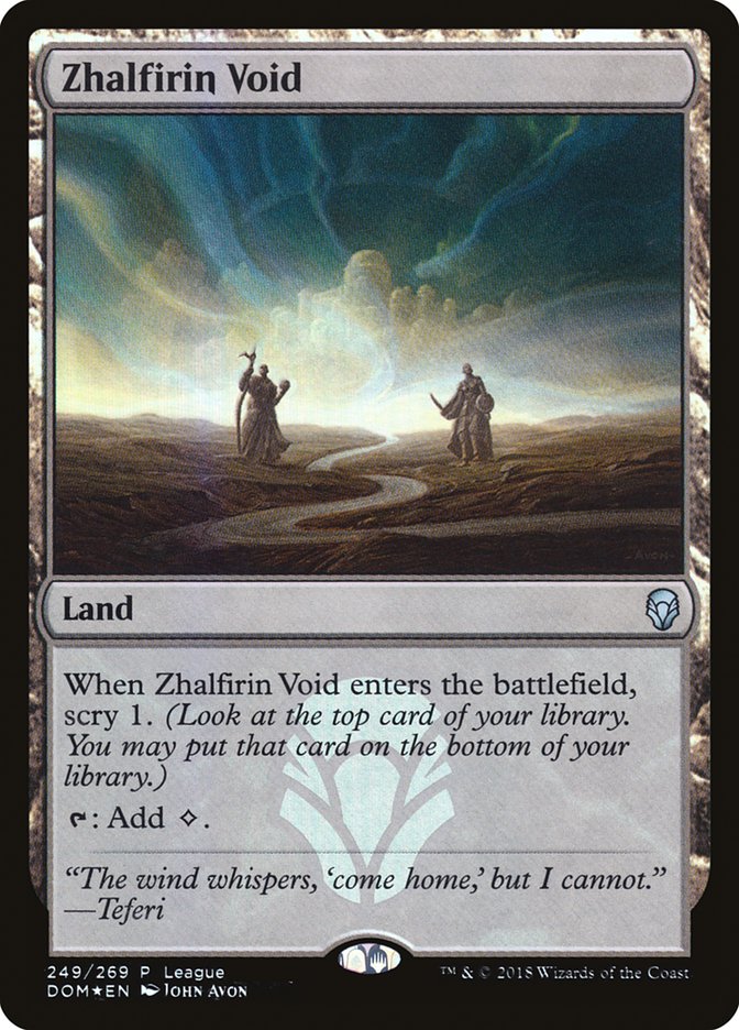 Zhalfirin Void (League) [Dominaria Promos] MTG Single Magic: The Gathering    | Red Claw Gaming