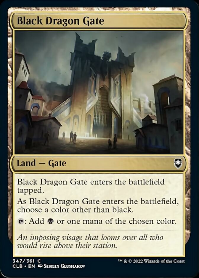 Black Dragon Gate [Commander Legends: Battle for Baldur's Gate] MTG Single Magic: The Gathering    | Red Claw Gaming