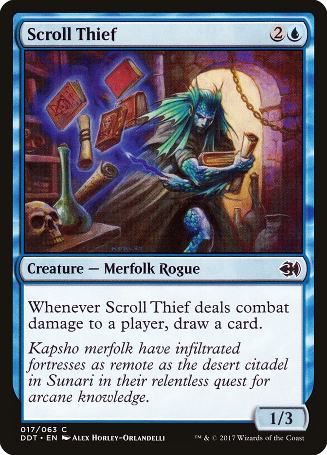 Scroll Thief [Duel Decks: Merfolk vs. Goblins] MTG Single Magic: The Gathering    | Red Claw Gaming