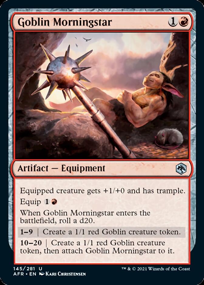 Goblin Morningstar [Dungeons & Dragons: Adventures in the Forgotten Realms] MTG Single Magic: The Gathering    | Red Claw Gaming
