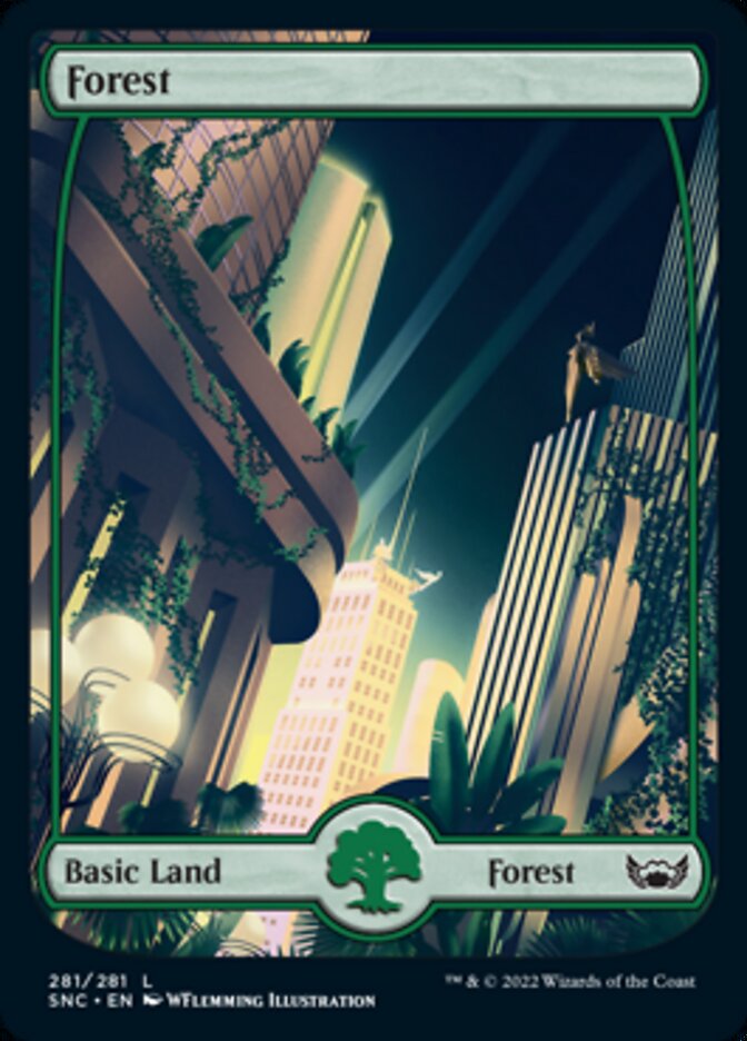 Forest (281) [Streets of New Capenna] MTG Single Magic: The Gathering    | Red Claw Gaming