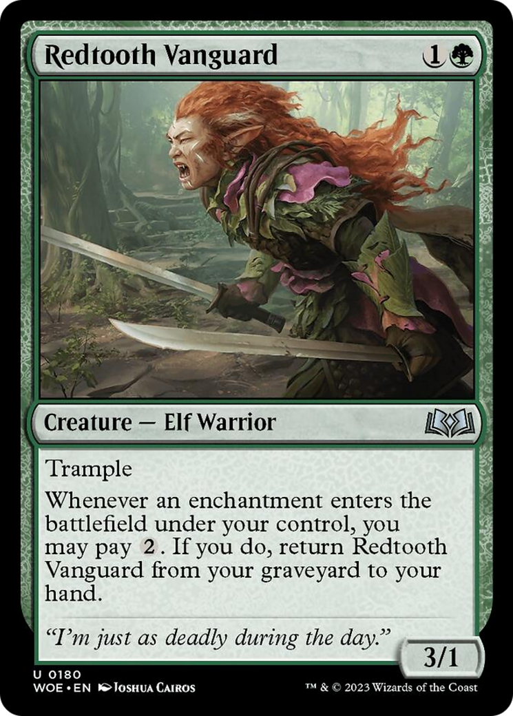Redtooth Vanguard [Wilds of Eldraine] MTG Single Magic: The Gathering    | Red Claw Gaming
