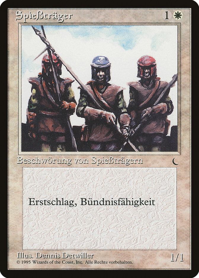 Pikemen (German) - "SpieBtrager" [Renaissance] MTG Single Magic: The Gathering    | Red Claw Gaming
