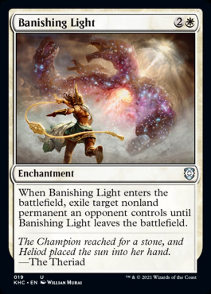 Banishing Light [Kaldheim Commander] MTG Single Magic: The Gathering    | Red Claw Gaming