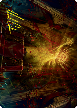 Katilda, Dawnhart Martyr Art Card (Gold-Stamped Signature) [Innistrad: Crimson Vow Art Series] MTG Single Magic: The Gathering    | Red Claw Gaming