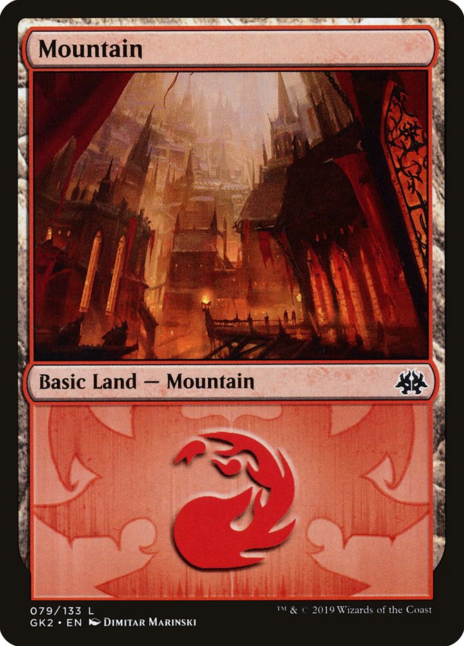 Mountain (79) [Ravnica Allegiance Guild Kit] MTG Single Magic: The Gathering    | Red Claw Gaming