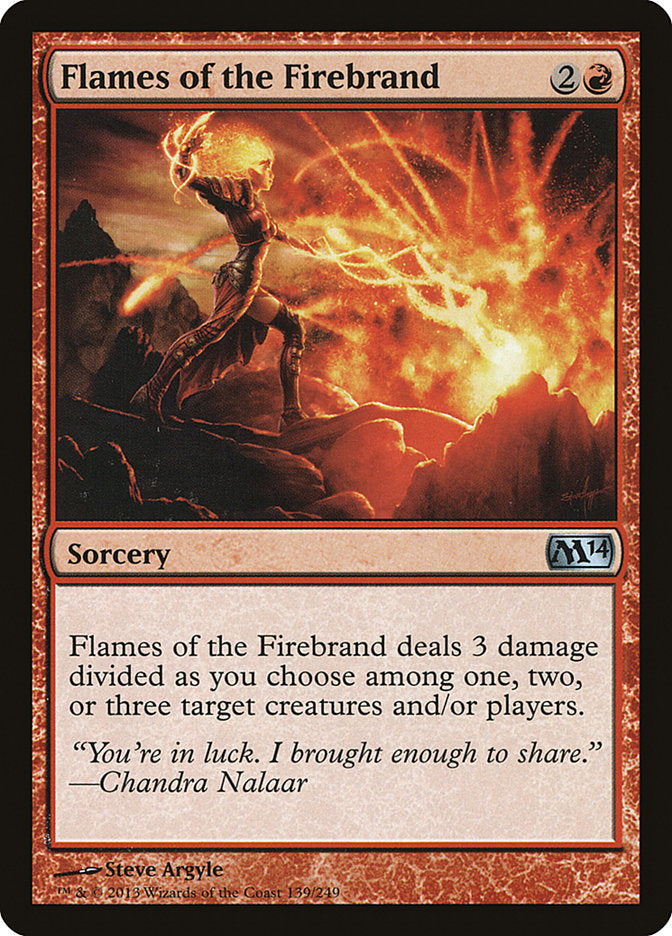 Flames of the Firebrand [Magic 2014] MTG Single Magic: The Gathering    | Red Claw Gaming
