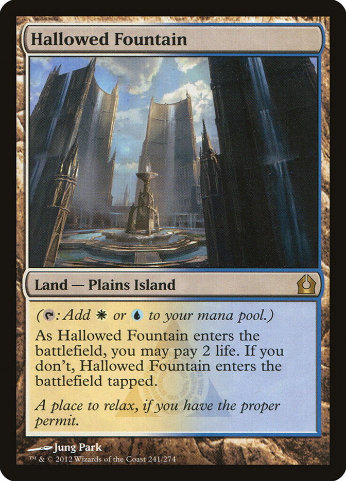 Hallowed Fountain [Return to Ravnica] MTG Single Magic: The Gathering    | Red Claw Gaming