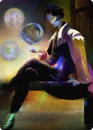 Obscura Interceptor Art Card [Streets of New Capenna Art Series] MTG Single Magic: The Gathering    | Red Claw Gaming