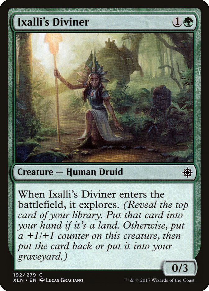 Ixalli's Diviner [Ixalan] MTG Single Magic: The Gathering    | Red Claw Gaming