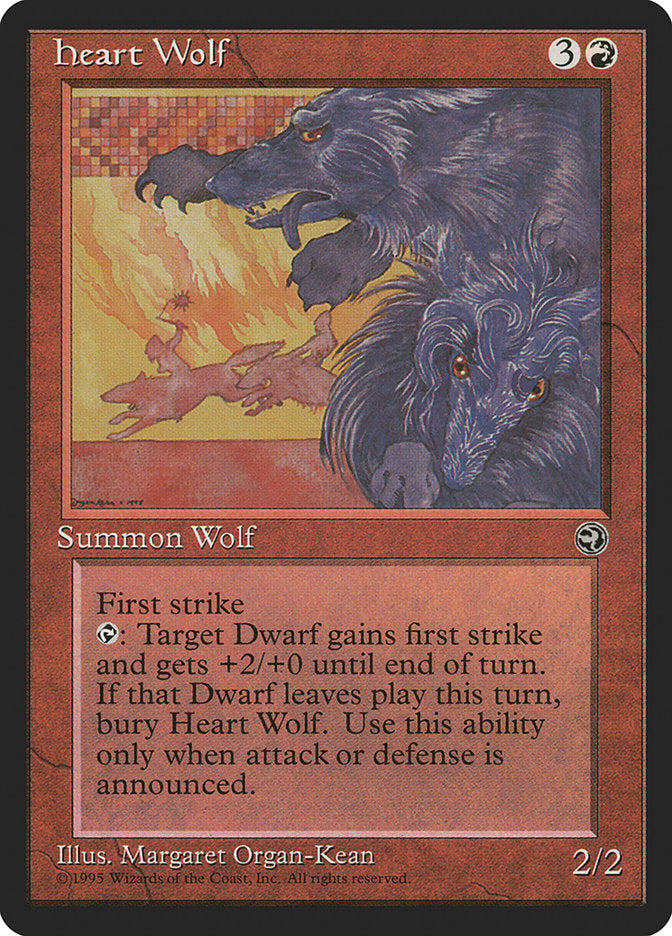Heart Wolf [Homelands] MTG Single Magic: The Gathering    | Red Claw Gaming