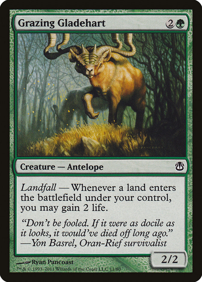 Grazing Gladehart [Duel Decks: Ajani vs. Nicol Bolas] MTG Single Magic: The Gathering    | Red Claw Gaming