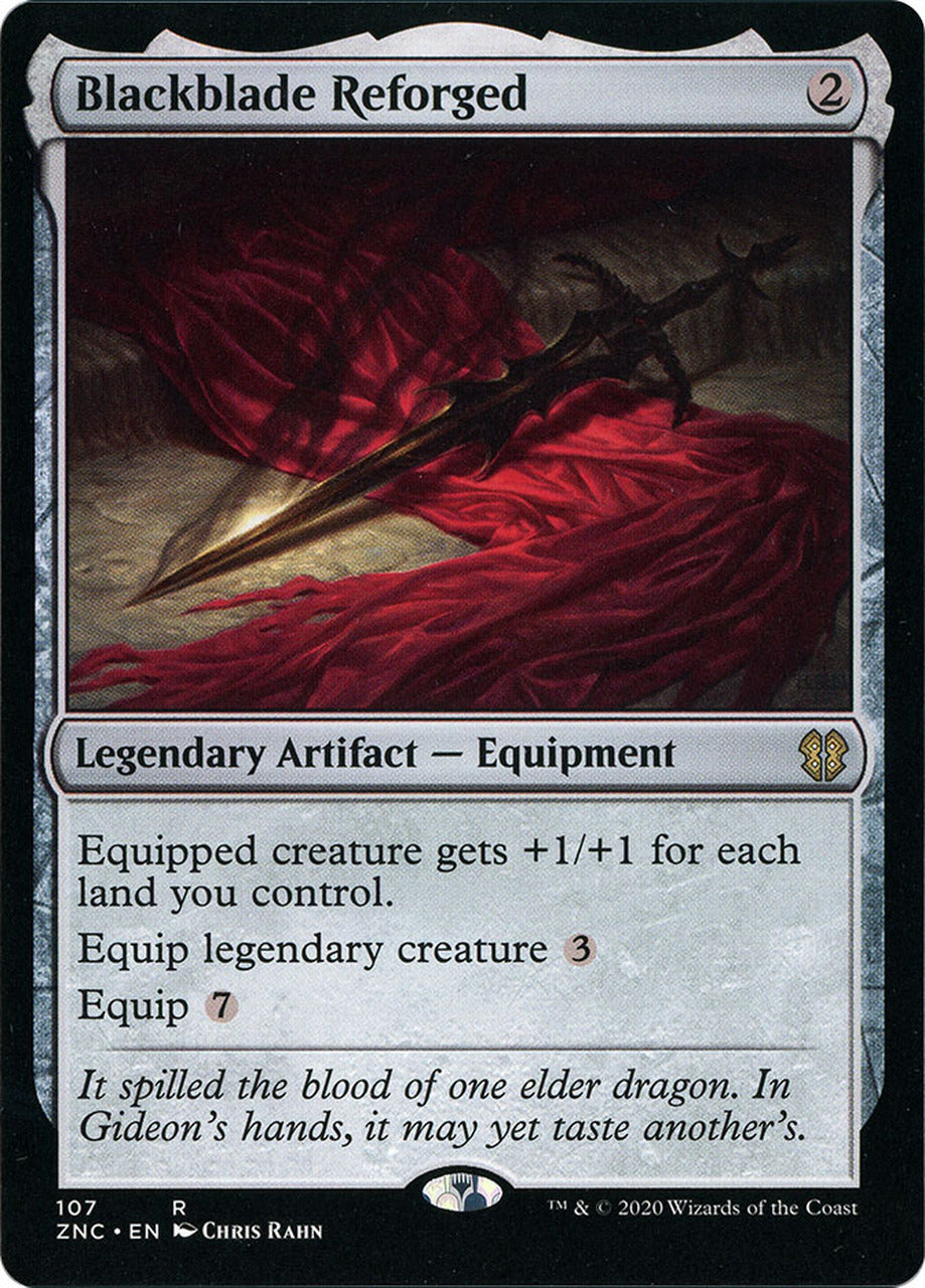 Blackblade Reforged [Zendikar Rising Commander] MTG Single Magic: The Gathering    | Red Claw Gaming