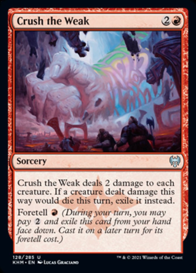 Crush the Weak [Kaldheim] MTG Single Magic: The Gathering    | Red Claw Gaming