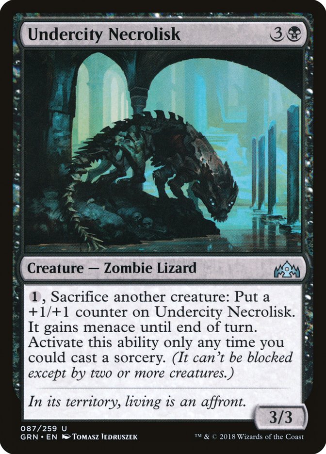Undercity Necrolisk [Guilds of Ravnica] MTG Single Magic: The Gathering    | Red Claw Gaming