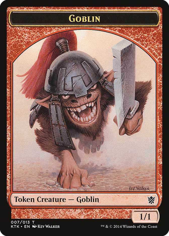 Goblin Token [Khans of Tarkir Tokens] MTG Single Magic: The Gathering    | Red Claw Gaming